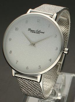 Zegarek damski na srebrnej bransolecie Bruno Calvani BC90547 SILVER. Damski zegarek biżuteryjny. Zegarek damski w srebrnym kolorze, (3).jpg
